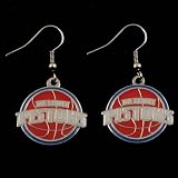 NBA Detroit Pistons Team Dangle Earrings
