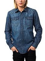 BIAGGIO Camisa Hombre (Denim)