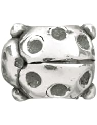 925 Sterling Silver Ladybug Bead, For Chamilia, Pandora, Biagi, Personality, Reflections And More Charm Bracelets
