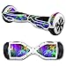 MightySkins Skin Compatible with Self Balancing Mini Scooter Hover Board - Neon Splatter | Protective, Durable, and Unique Vinyl Decal wrap Cover | Easy to Apply, Remove | Made in The USA