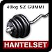 SZ-Hantelset 40kg Gummi