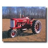 Vintage 1955 Farmall 400 Farm Tractor Home Decor Wall Picture 16x20 Art Print
