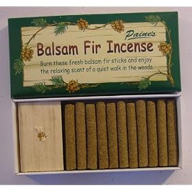 24 Fir Balsam Sticks and Holder - Paine's Fir Balsam Incense
