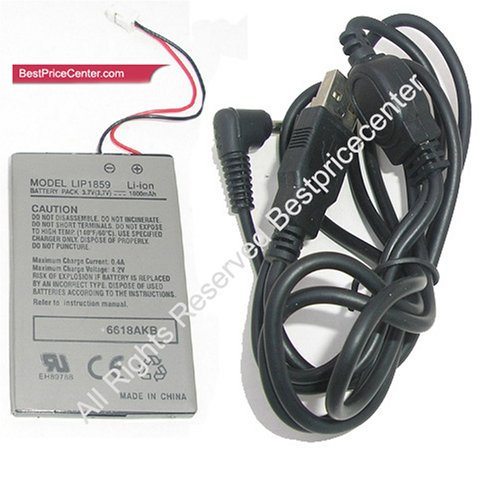 Li-ion Battery for Sony Playstation3 Controller Battery + USB Charge Cable for Ps3