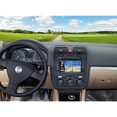 VW Golf Passat Touran Jetta Eos Caddy Tiguan Volkswagen Navigations- und Unterhaltungssystem DVD GPS iPod Radio RDS GM5 Einbau-Navigation Entertainment-System