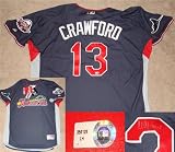 Carl Crawford Autographed/Hand Signed Tampa Bay Rays 2009 All-Star Jersey