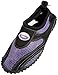 The Wave Womens Water Shoes Aqua Socks Pool Beach,Yoga,Dance and Exercise (6, Purple/Black 1185L)