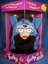 Furby Electronic Blue with Black Lines, Black Belly and Black Feet