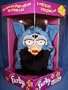 Furby Electronic Blue with Black Lines, Black Belly and Black Feet