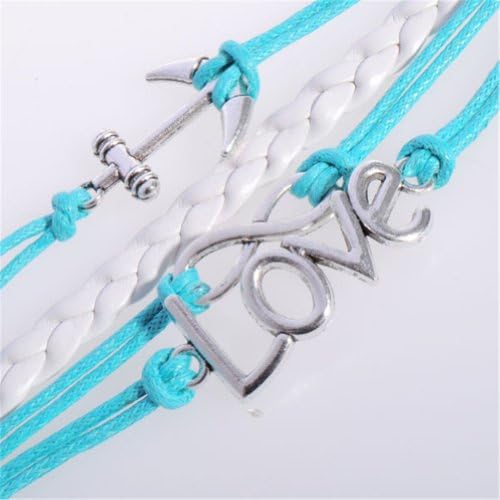 AONIMEI Fashion Lady Strands Suede Rope Bracelet Gift