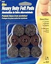 Waxman 4718795N 1-Inch Nail On Round Felt Pads, Brown