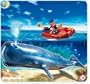 Playmobil Researcher on Boat and Whale