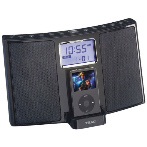 TEAC SRLX5iB Hi-Fi Table Radio with iPod Dock (Black)
