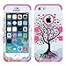 MYBAT Love Tree/Electric Pink TUFF Hybrid Phone Protector Cover for APPLE iPhone 5 APPLE iPhone 5s