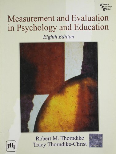 Measurement & Evaluation In Psychology & Edu, 8/E