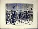 OXFORD SKETCHES TOWN GOWN POLICE HALL OLD PRINT 1871