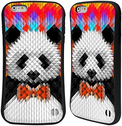 Official Ali Gulec Panda Geometric Hybrid Case for Apple iPhone 6 Plus / 6s Plus
