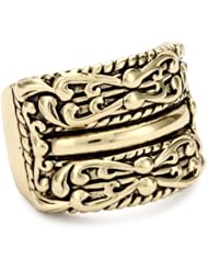 Barse "Jubliee" Ornate Wide Band Ring