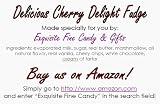 Gourmet Food : Delicious Cherry Delight Fudge Box