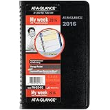 AT-A-GLANCE Weekly / Monthly Appointment Book 2016, Quick Notes, 12 Months, 4.88 x 8 Inch Page Size (760205)