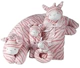 EXCLUSIVE Angel Dear Pink Zebra 4 Pc Set
