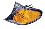 ***DRIVER / LEFT SIDE ONLY*** 02-05 BMW E46 3-SERIES ( 4DR 4DOOR SEDAN / 5DR 5DOOR WAGON ): 323, 325, 328, 330 PARK TURN SIGNAL CORNER LIGHT (BLACK HOUSING W/ AMBER LENS, BLACK TRIM) 03 04