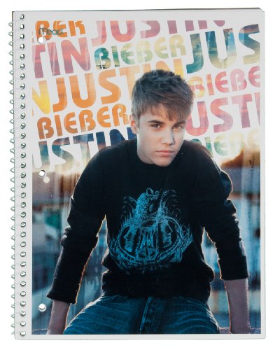 Mead Justin Bieber Notebook, 10-1/2 x 8-Inches , 1-Subject, 70ct, WR, Sunset (72082) Mead Justin Bieber Notebook, 10-1/2 x 8-Inches , 1-Subject, 70ct, WR, Sunset (72082)