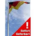 6,2m Fahnenmast 4xALU, Bodenh�lse, Seilzug, Obere Abdeckung