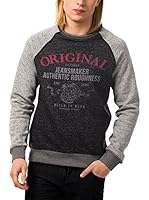 BIAGGIO Sudadera (Negro / Gris)