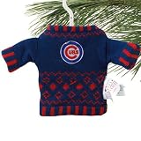 Chicago Cubs Knit Sweater Ornament (Set of 3)