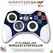 Abstract 01 Blue Skin by WraptorSkinz TM fits XBOX 360 Wireless Controller (CONTROLLER NOT INCLUDED)