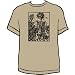 Skeleton With Roses Adult T-Shirt
