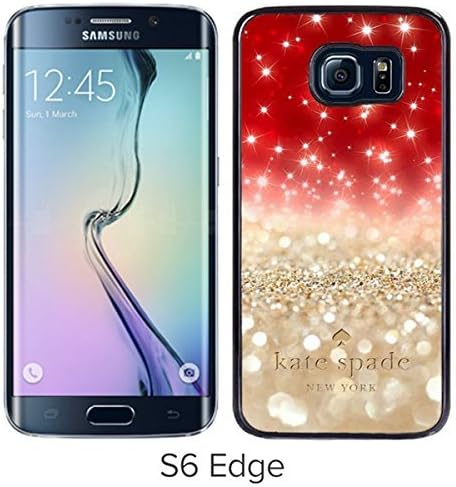Custom Design Stunning Phone Case for Your Kate Spade 101 Black Samsung Galaxy S6 Edge Case