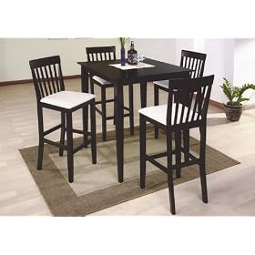 Home Line Espresso Finish Counter Height Stools Set of 2 by Bar Stools