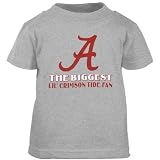 Alabama Crimson Tide Ash Toddler Biggest Fan T-shirt