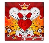 Flaming Heart Skin for Sony Playstation 3 Slim Console