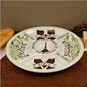 Mississippi State Bulldogs Ceramic Veggie Tray