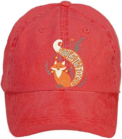 RJoer Custom What Does The Fox Say Washed Cotton Baseball Cap
