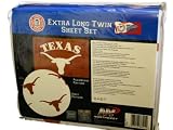University of Texas Longhorns Extra Long Xl Twin Sheet Set