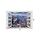 Sweet Jojo Designs Pink, Black and White Paris French Eiffel Tower Wall Hanging Accessories