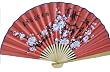 Oriental Wall Fan | Asian Wall Decor 20" Asian Flower
