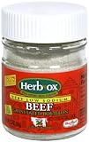 Herbox Granular Sodium Free Beef Bouillon, 3.3-Ounce (Pack of 6)