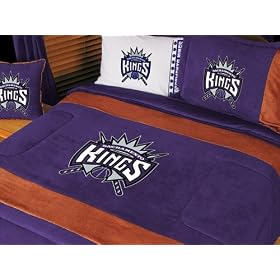 Sacramento Kings MVP Bedding Set-Full-includes comforter, sheet set, 1 sham, bedskirt, 1 pillow