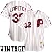 Philadelphia Phillies Jerseys : Mitchell & Ness Philadelphia Phillies #32 Steve Carlton White 1976 Authentic Baseball Jersey w/ NL Centennial Patch