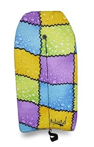Colorful Wet Look Patchwork Print Body Board 41 in.