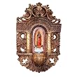 Statue-Font - 16" Height - Our Lady Of Guadalupe - Poly Resin - Wall Mounting