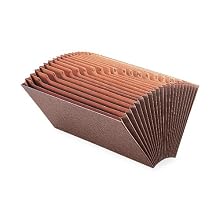 Smead Custom Printed Stock Expanding File, Open Top, A-Z Index, 11-1/2 x 6 Inches, Redrope (70415)