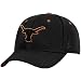 Zephyr Texas Longhorns Black Fadeout II Fitted Hat