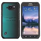 Plastic Shell Protective Case Cover || Samsung Galaxy S6 Active G890A || Create more now- no next time @XPTECH