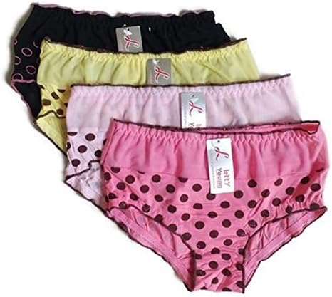 4 or 6 Pack Sexy Basics Women's Brief Panty-assorted (4pack/lace2 Patherns)